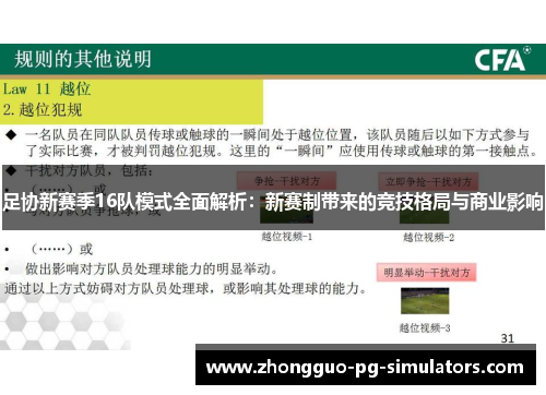 足协新赛季16队模式全面解析:新赛制带来的竞技格局与商业影响 足协新赛季16队模式全面解析:新赛制带来的竞技格局与商业影响