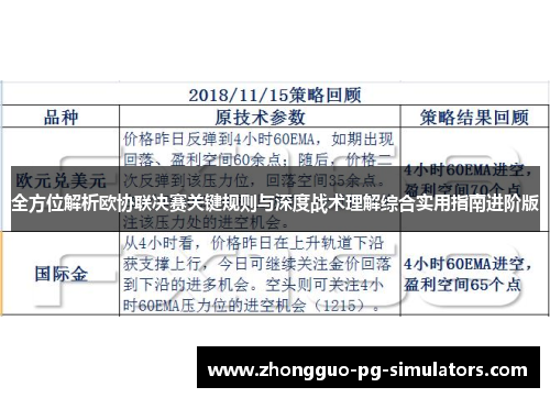 全方位解析欧协联决赛关键规则与深度战术理解综合实用指南进阶版 全方位解析欧协联决赛关键规则与深度战术理解综合实用指南进阶版