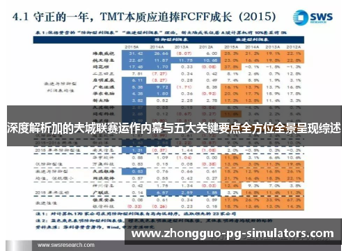 深度解析加的夫城联赛运作内幕与五大关键要点全方位全景呈现综述 深度解析加的夫城联赛运作内幕与五大关键要点全方位全景呈现综述