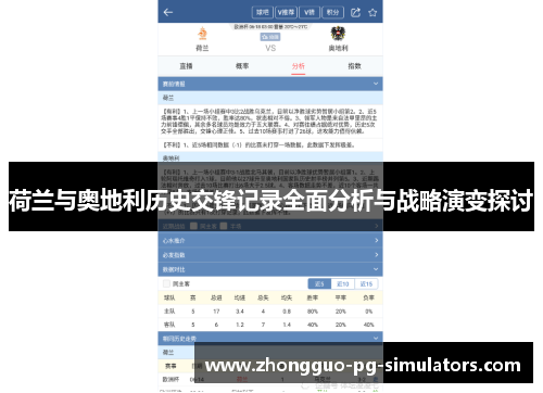 荷兰与奥地利历史交锋记录全面分析与战略演变探讨 荷兰与奥地利历史交锋记录全面分析与战略演变探讨